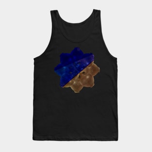 Jarring but beautiful, Bronze and Blue Tank Top